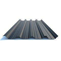 Фото Профнастил Н57 0,38 RAL 8019m Арт.200314-8019 за 507.00 грн. Заказывай с доставкой по Украине.