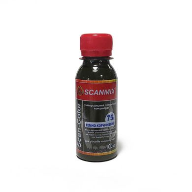 Фото Пігмент концентрат SCANMIX 75F темно-коричневий Арт.108103 за 30.00 грн. Замовляй з доставкою по Україні.