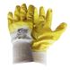 Фото - 1 Перчатки трикотажные ХБ с нитриловым покрытием, желтый цвет, p. 10 WERK Арт.111089 за 69.00 грн. Заказывай с доставкой по Украине.