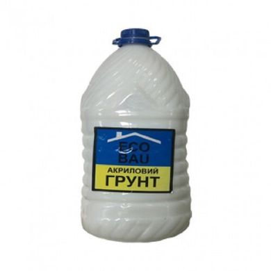 Фото Эконом грунтовка Eco Bau (5л) ПЭТ бутылка Арт.108005 за . Заказывай с доставкой по Украине.