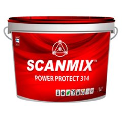 Фото Фарба багатоцільова фасадна та інтер'єрна Scanmix Power Protect 314 (14кг) Арт.108063 за 4 038.00 грн. Замовляй з доставкою по Україні.