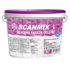 Фото Краска фасадная силиконовая Scanmix Silicone Facade Deluxe (7кг), премиум Арт.108066 за 1 457.00 грн. Заказывай с доставкой по Украине.