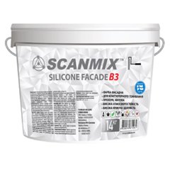 Фото Краска фасадная силиконовая Scanmix Silicone Facade В3 (14 кг), прозрачная Арт.108068 за 1 521.00 грн. Заказывай с доставкой по Украине.